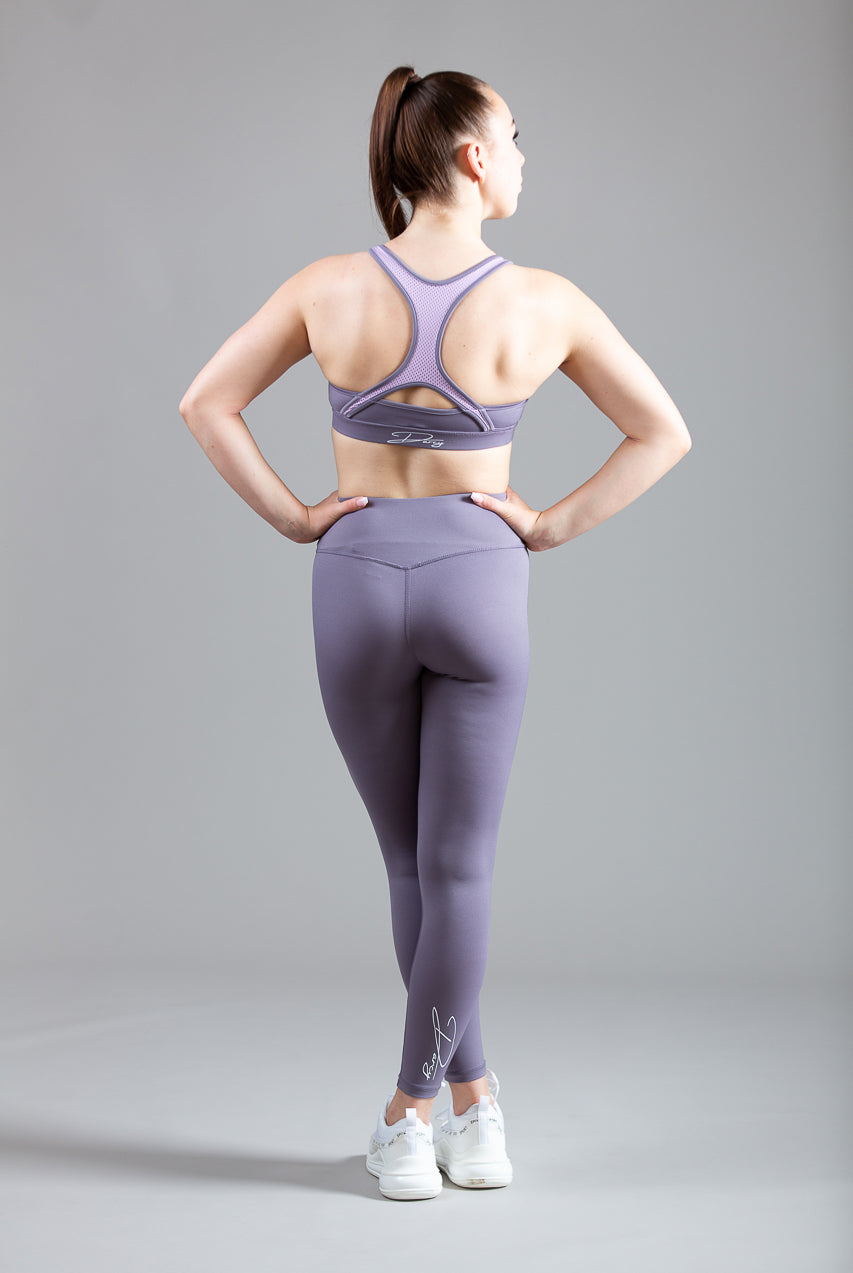 Soft Lilac Sports Crop Top