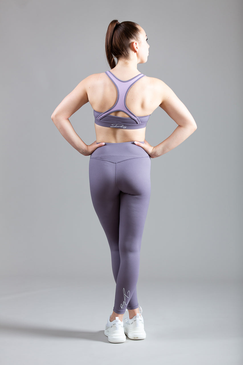 Soft Lilac Sports Crop Top