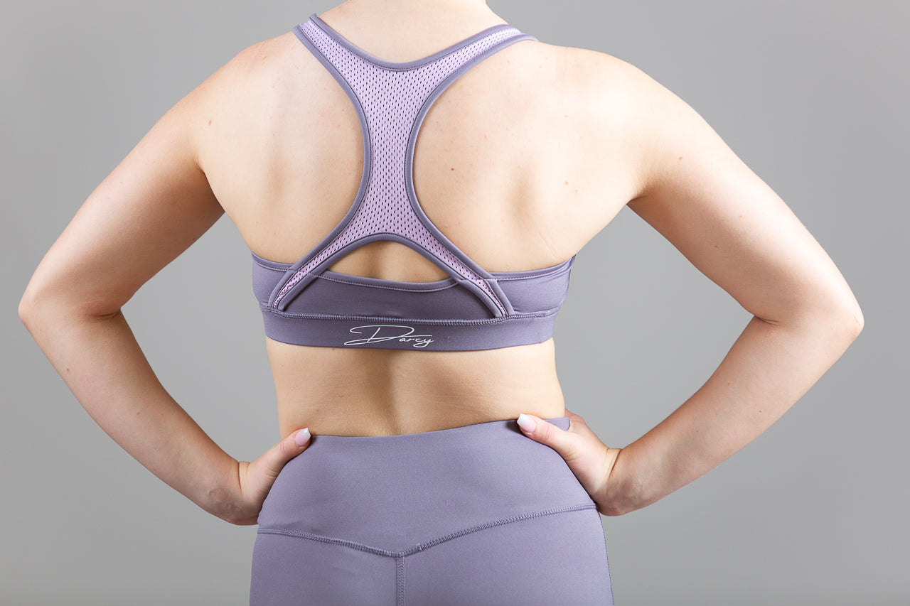 Soft Lilac Sports Crop Top