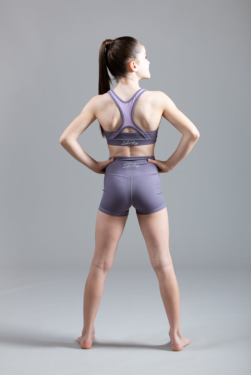 Soft Lilac Sports Crop Top