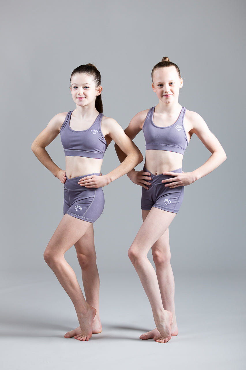 Soft Lilac Sports Crop Top