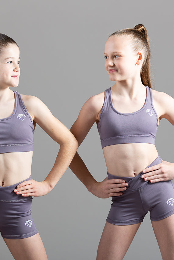 Soft Lilac Sports Crop Top