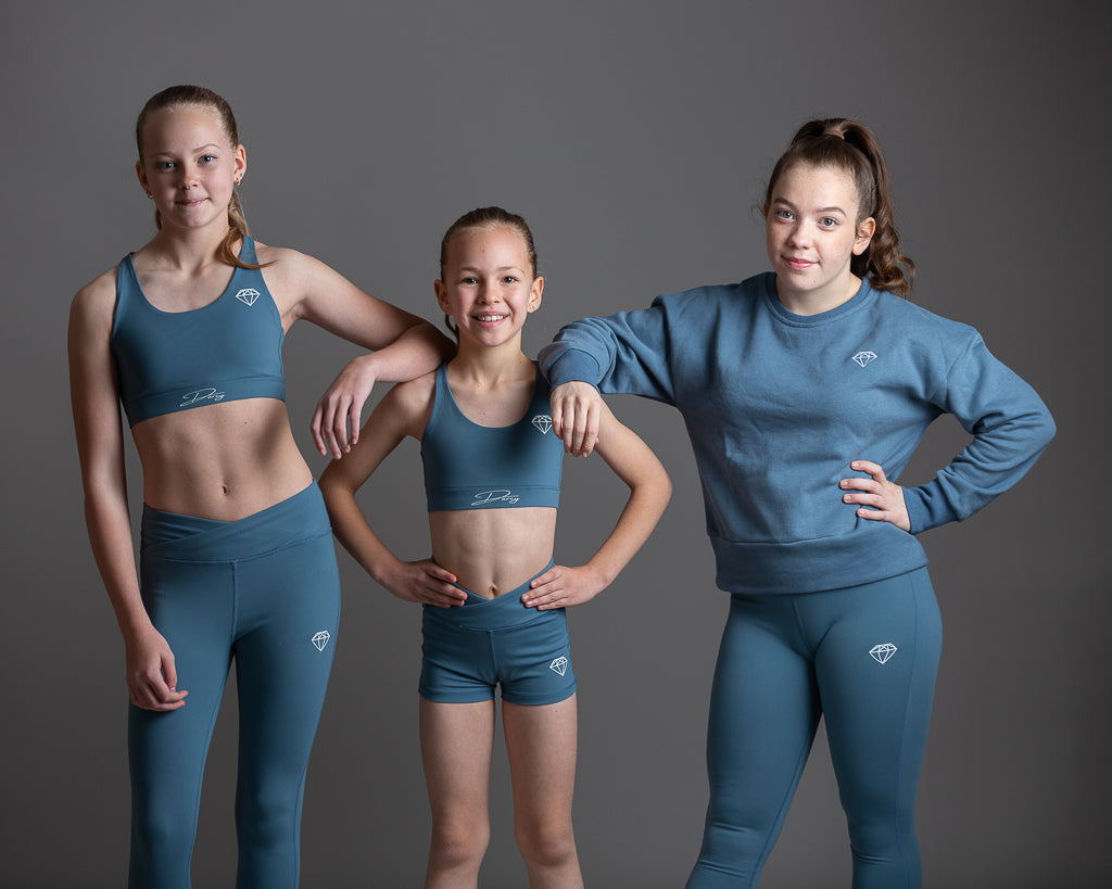 Misty Blue Oversized Sweater