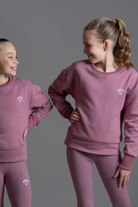 Misty Pink Oversized Sweatshirt