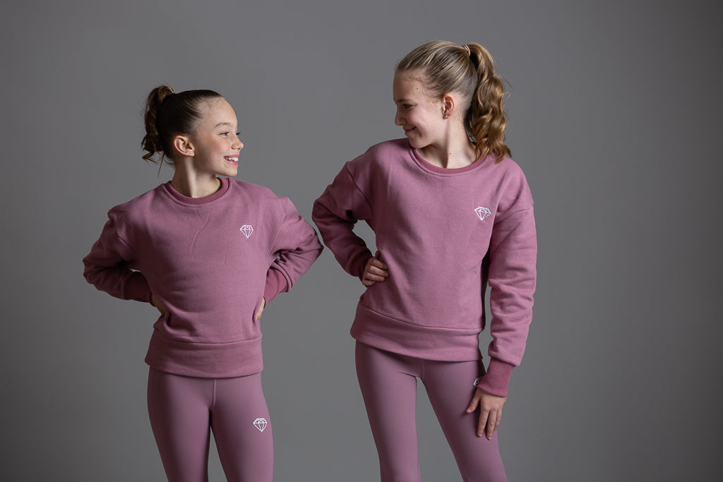 Misty Pink Oversized Sweatshirt