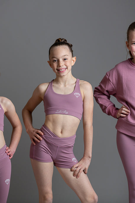 Misty Pink Sports Shorts