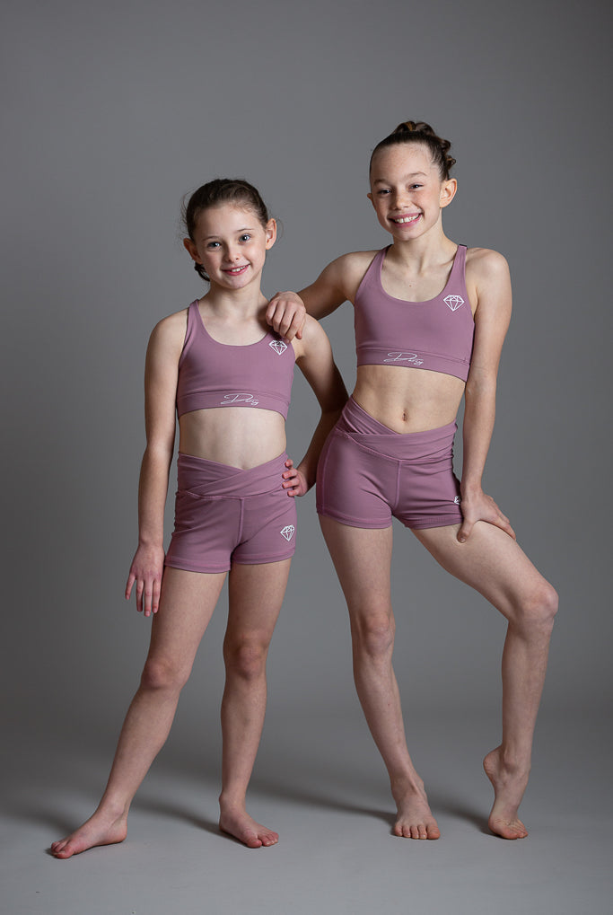 Misty Pink Sports Shorts