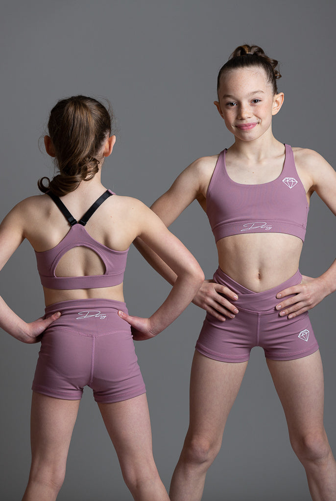 Misty Pink Sports Shorts