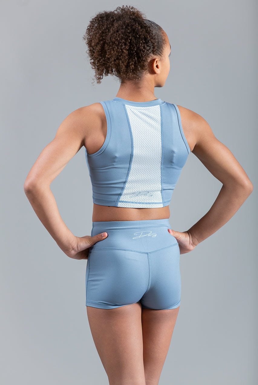 Soft Blue Sports Top