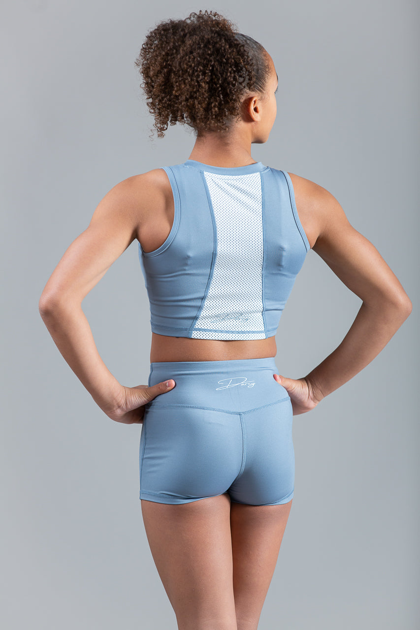 Soft Blue Sports Top