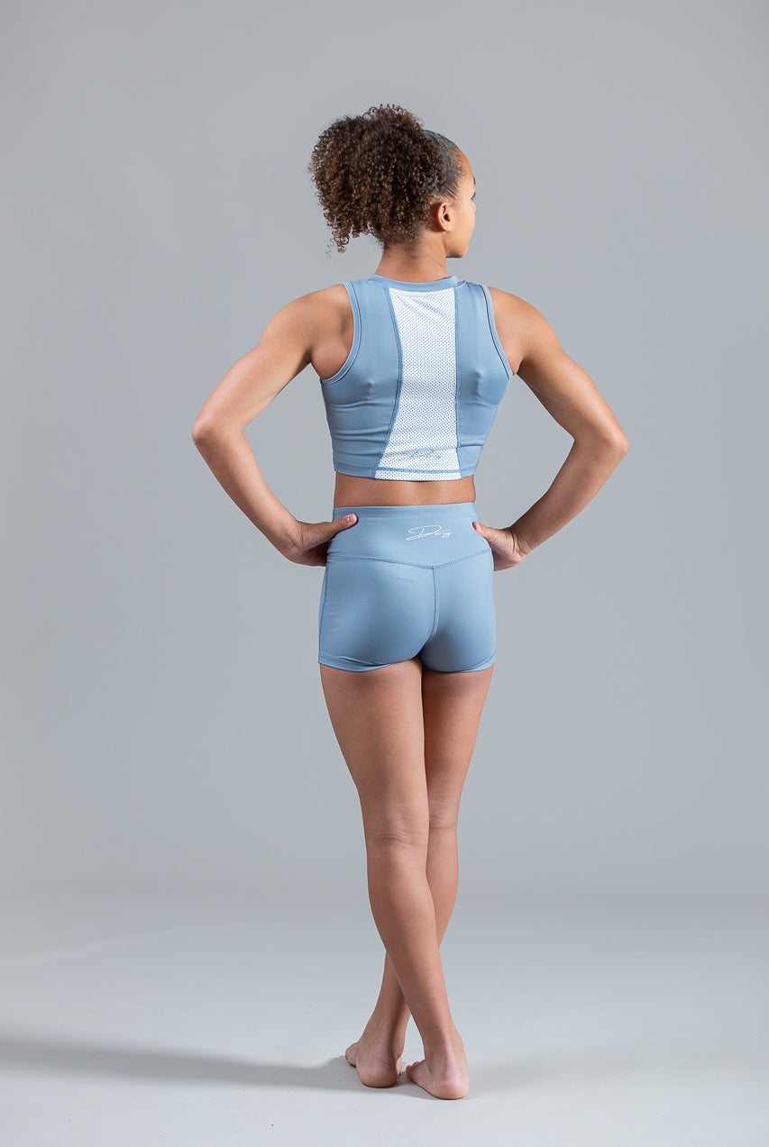 Soft Blue Sports Top