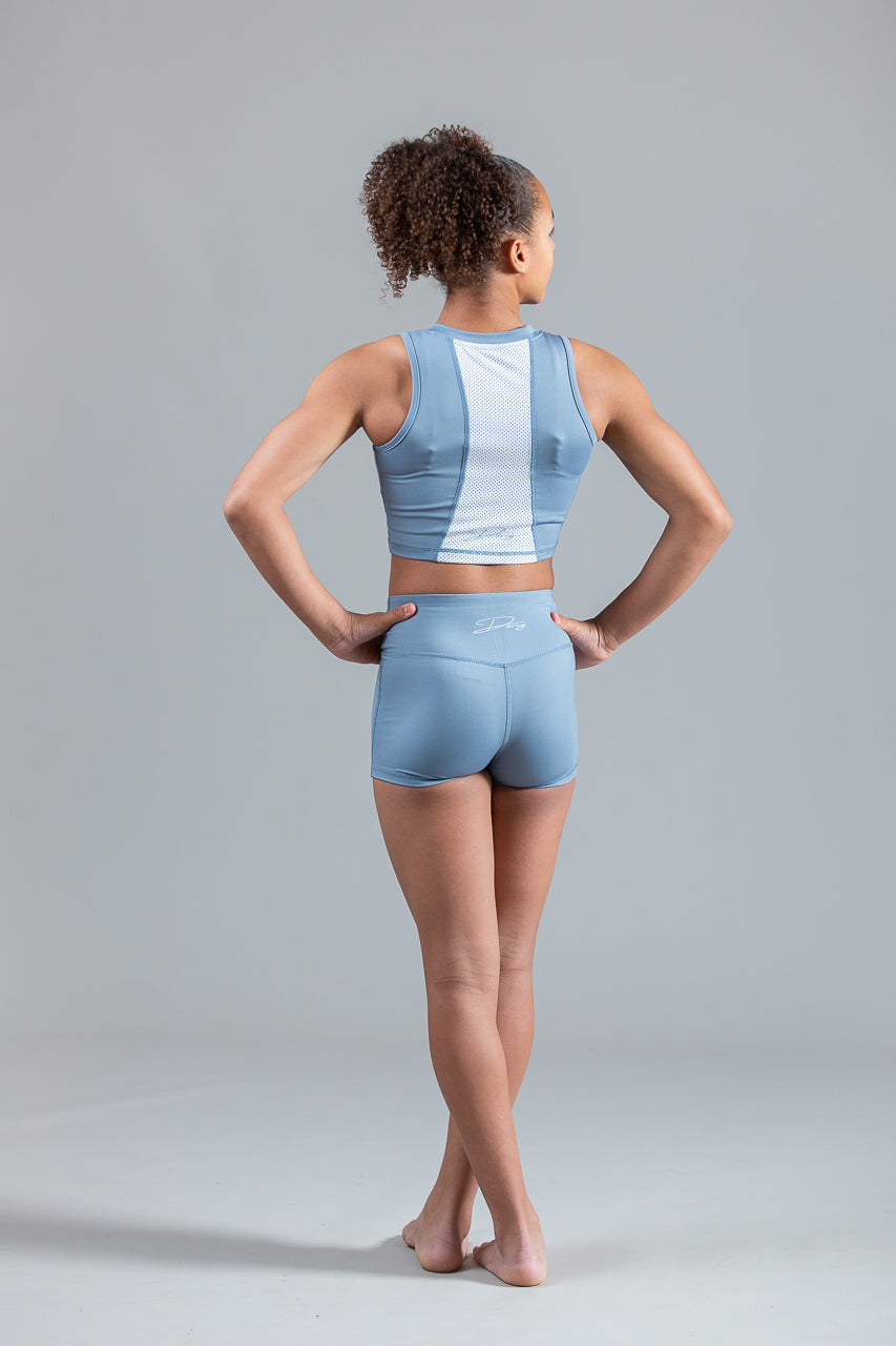 Soft Blue Sports Top