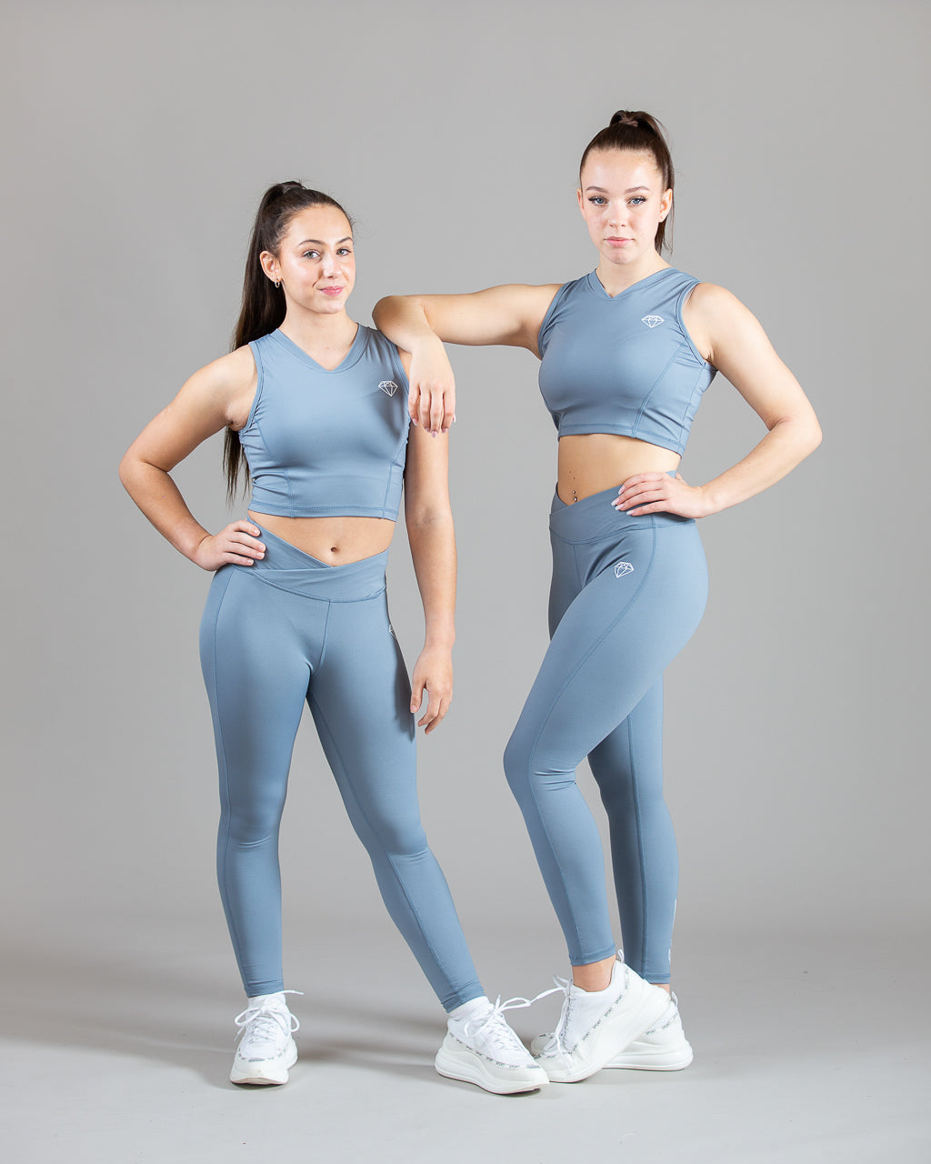 Soft Blue Sports Leggings