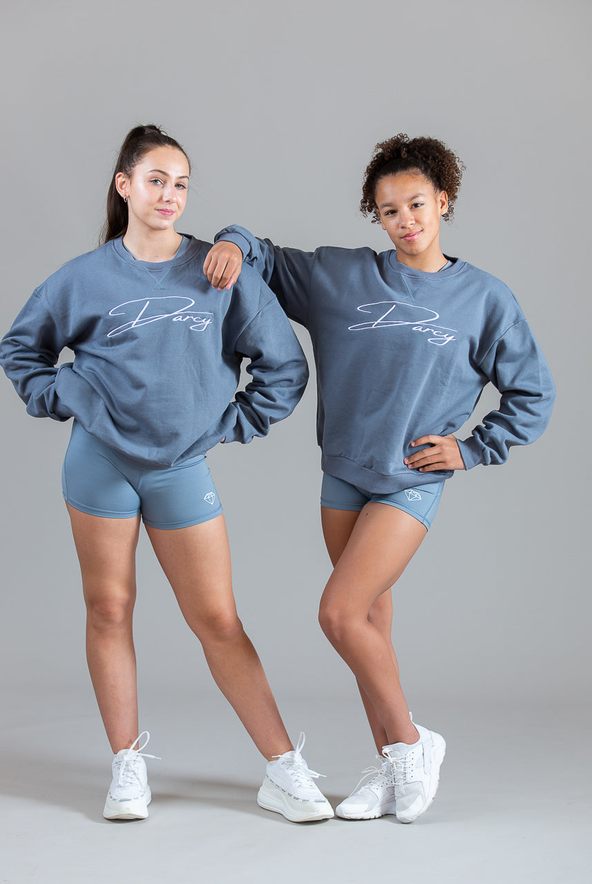 Soft Blue Over-Sized Sweater