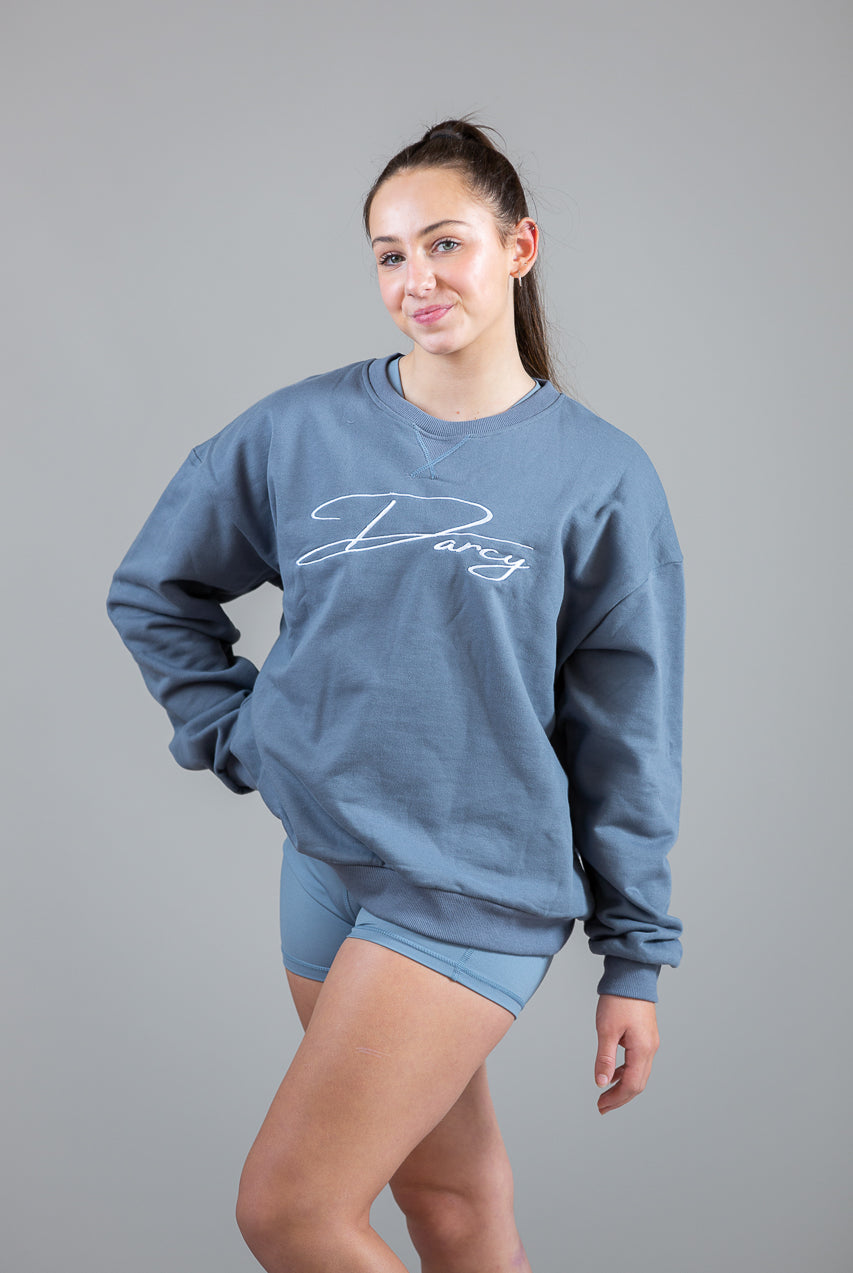 Soft Blue Over-Sized Sweater