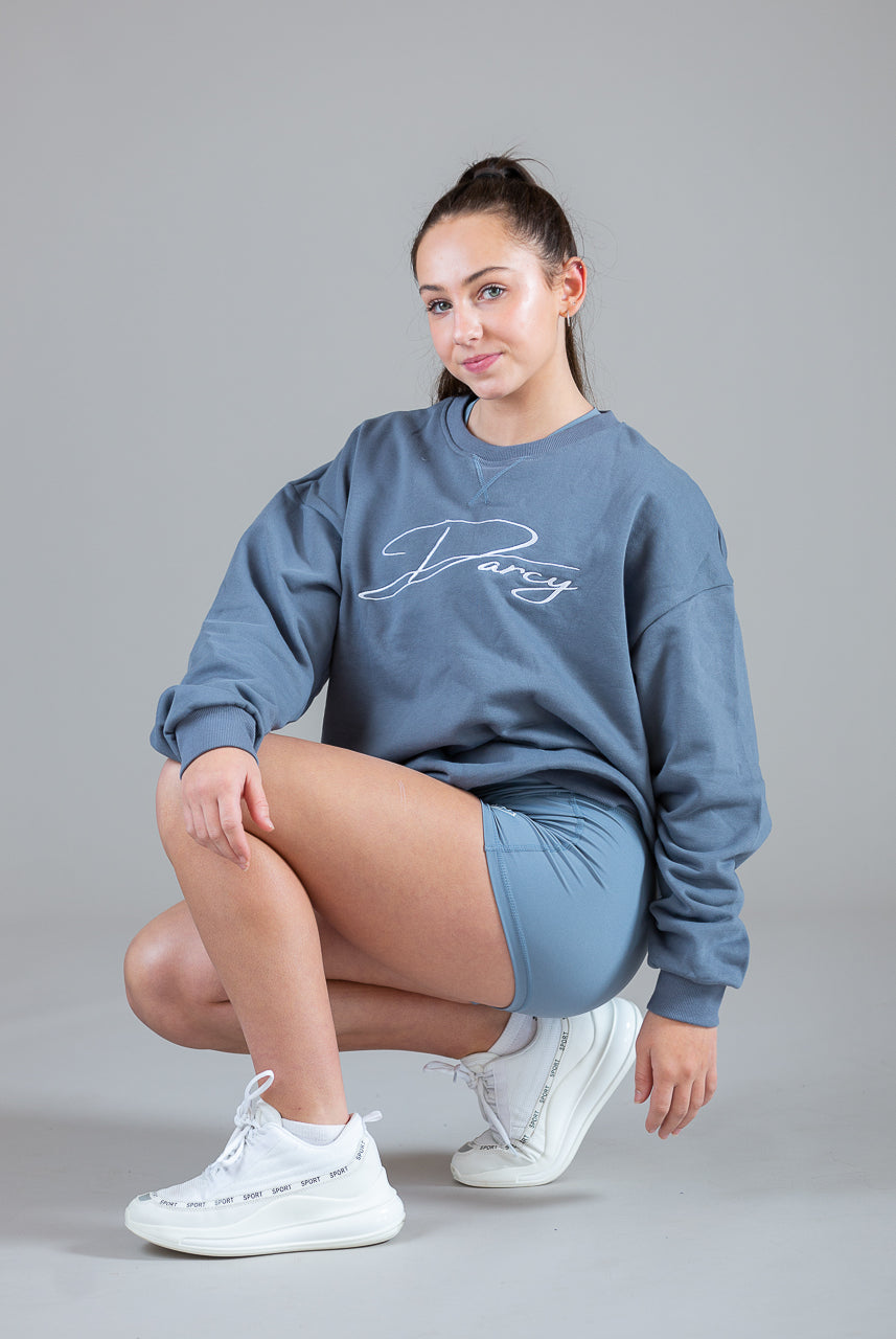 Soft Blue Over-Sized Sweater