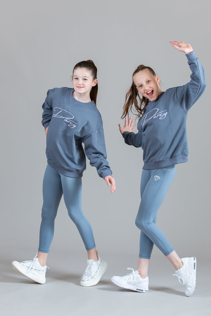 Soft Blue Sports Leggings