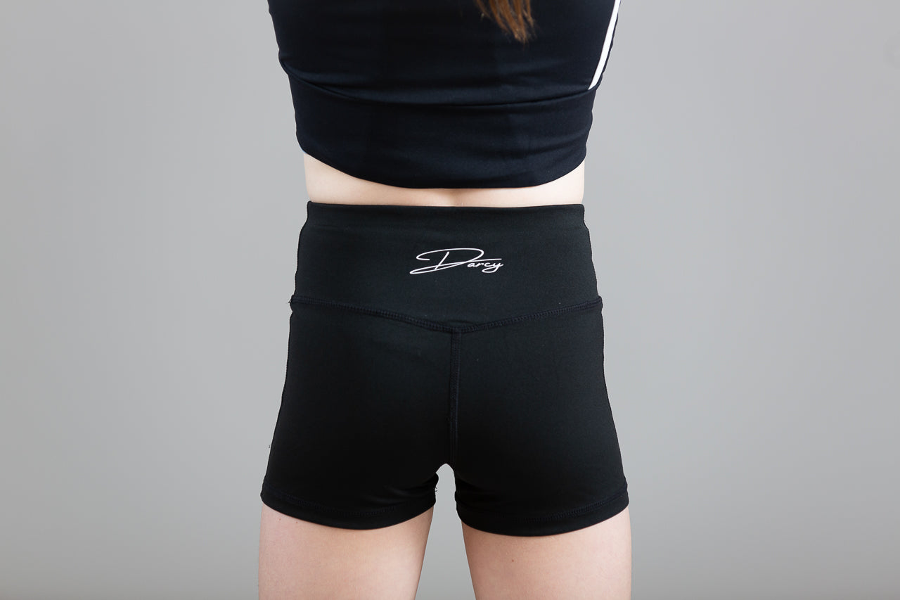 Ebony Sports Mesh Shorts - Black