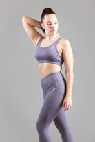 Soft Lilac Sports Crop Top