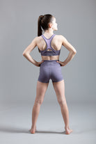 Soft Lilac Sports Crop Top