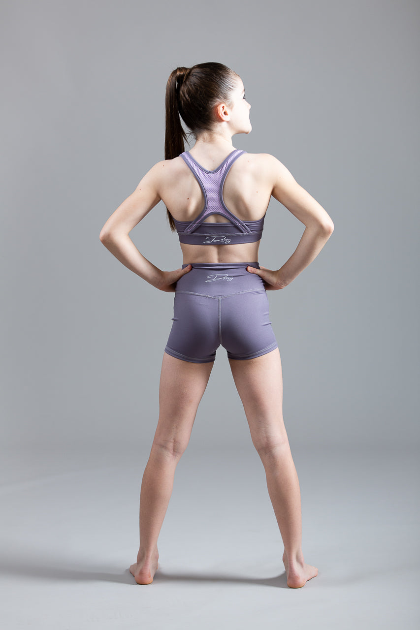 Soft Lilac Sports Crop Top