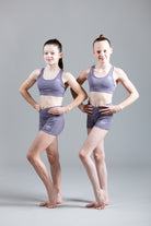 Soft Lilac Sports Crop Top