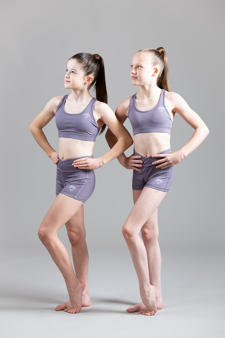 Soft Lilac Sports Crop Top