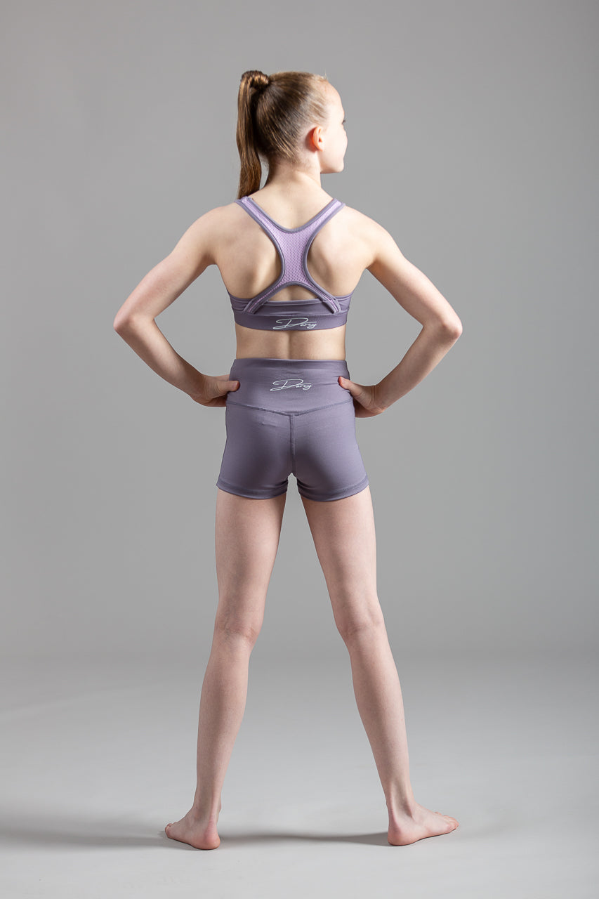 Soft Lilac Sports Crop Top