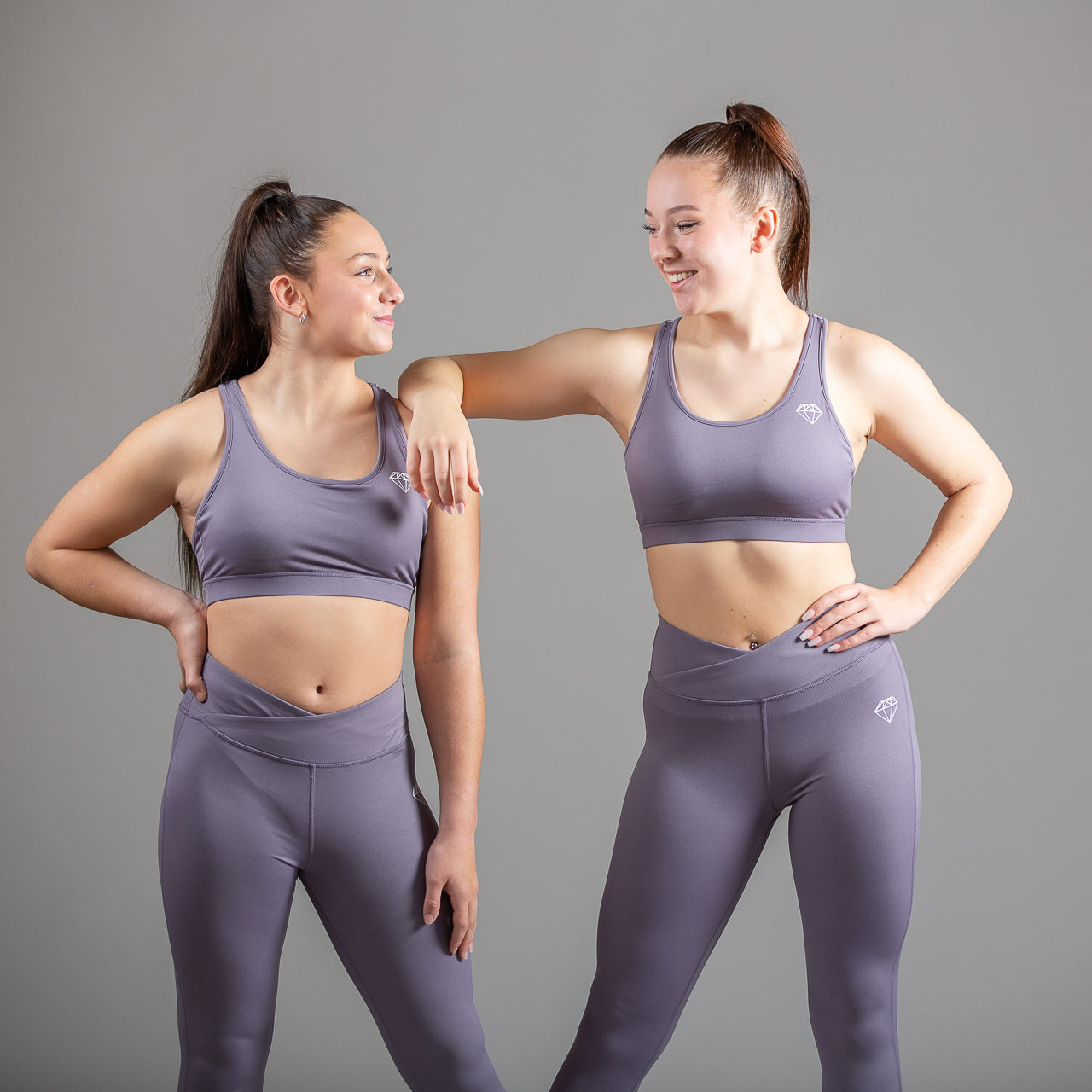 Soft Lilac Sports Crop Top