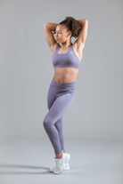 Soft Lilac Sports Crop Top