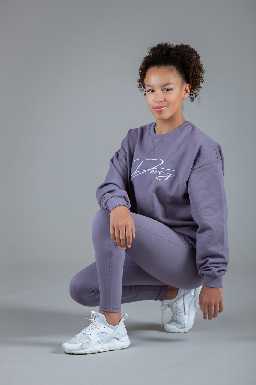 Soft Lilac Over-Sized Sweater