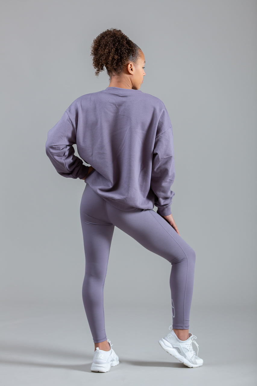 Soft Lilac Over-Sized Sweater