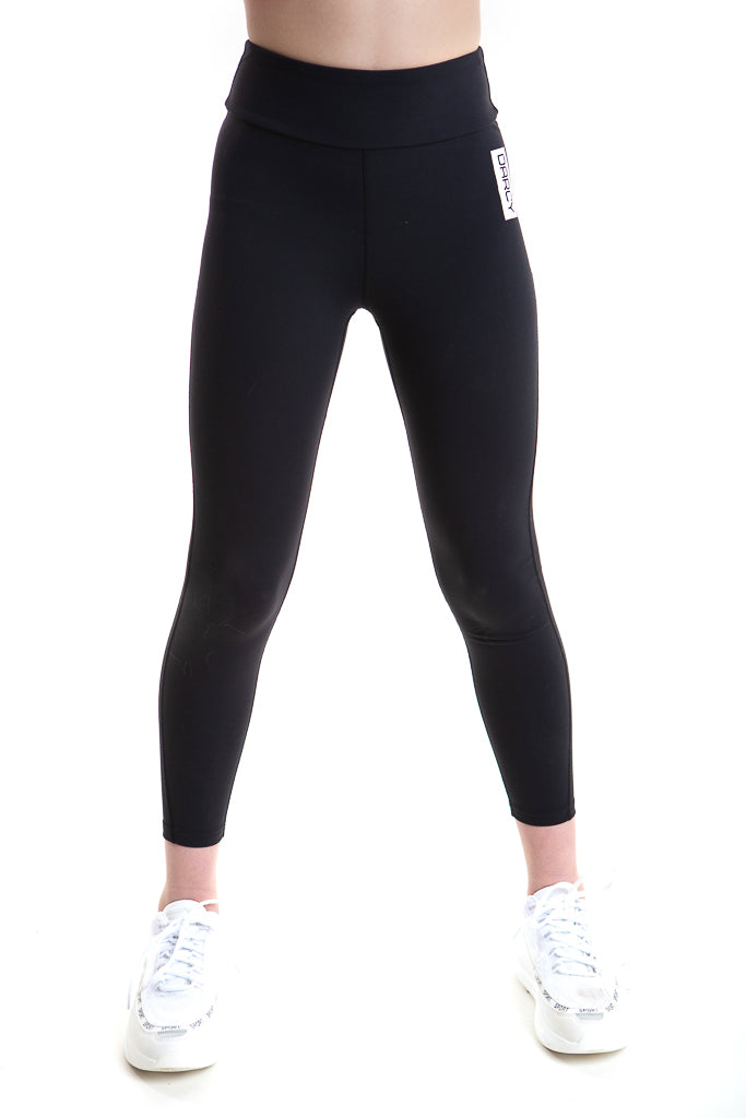 Ebony Black Sports Leggings