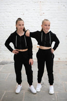 Ebony Black Sports Crop Jacket