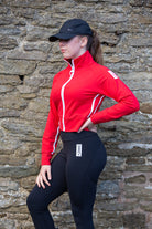 Lycra Tracksuit Jacket - Racing Red