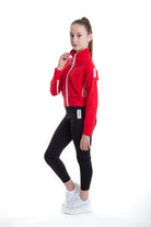 Lycra Tracksuit Jacket - Racing Red