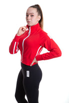 Lycra Tracksuit Jacket - Racing Red