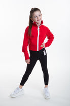 Lycra Tracksuit Jacket - Racing Red