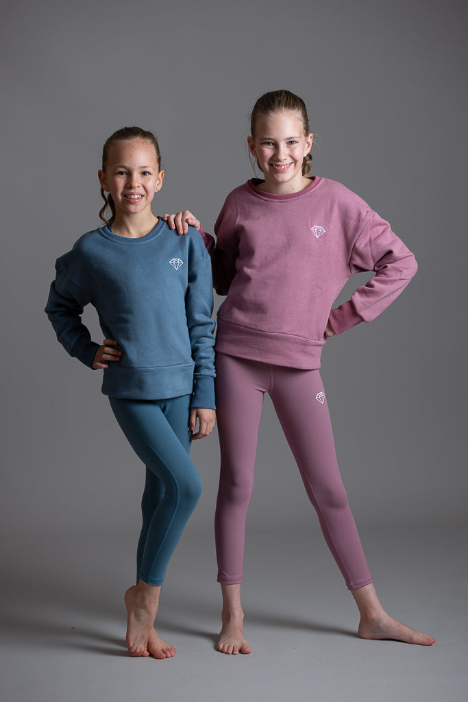 Misty Blue Oversized Sweater