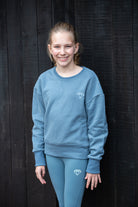 Misty Blue Oversized Sweater