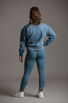 Misty Blue Oversized Sweater