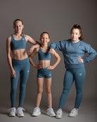 Misty Blue Oversized Sweater