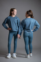 Misty Blue Sports Leggings