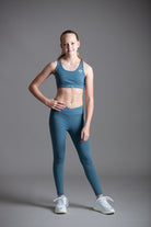Misty Blue Sports Leggings
