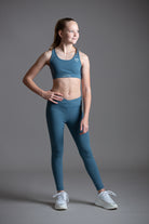 Misty Blue Sports Leggings