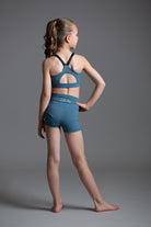 Misty Blue Sports Shorts