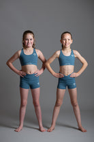 Misty Blue Sports Shorts