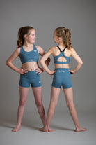 Misty Blue Sports Shorts