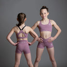 Misty Pink Sports Crop Top