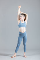 Soft Blue Sports Crop Top